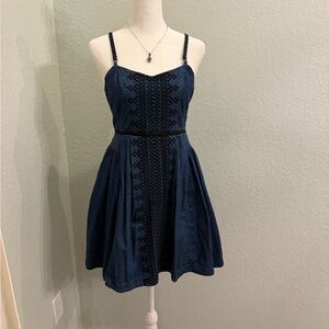Free People Jean Mini Dress